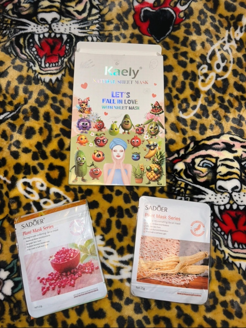 Green Natural Sheet Masks - 9 count